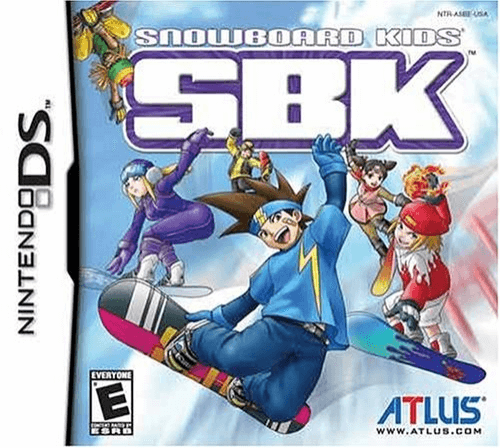 Snowboard Kids box art for Nintendo DS